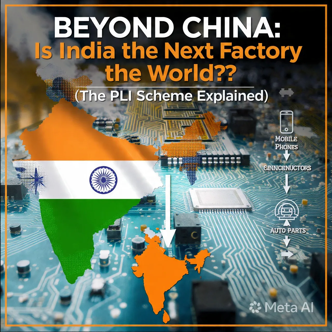 Beyond China. Is India the Next Factory of the World ? (The PLI Scheme Explained)